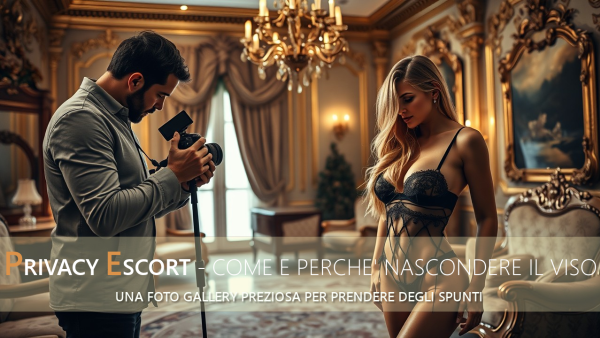 Pose fotografiche per nascondere il viso delle escort